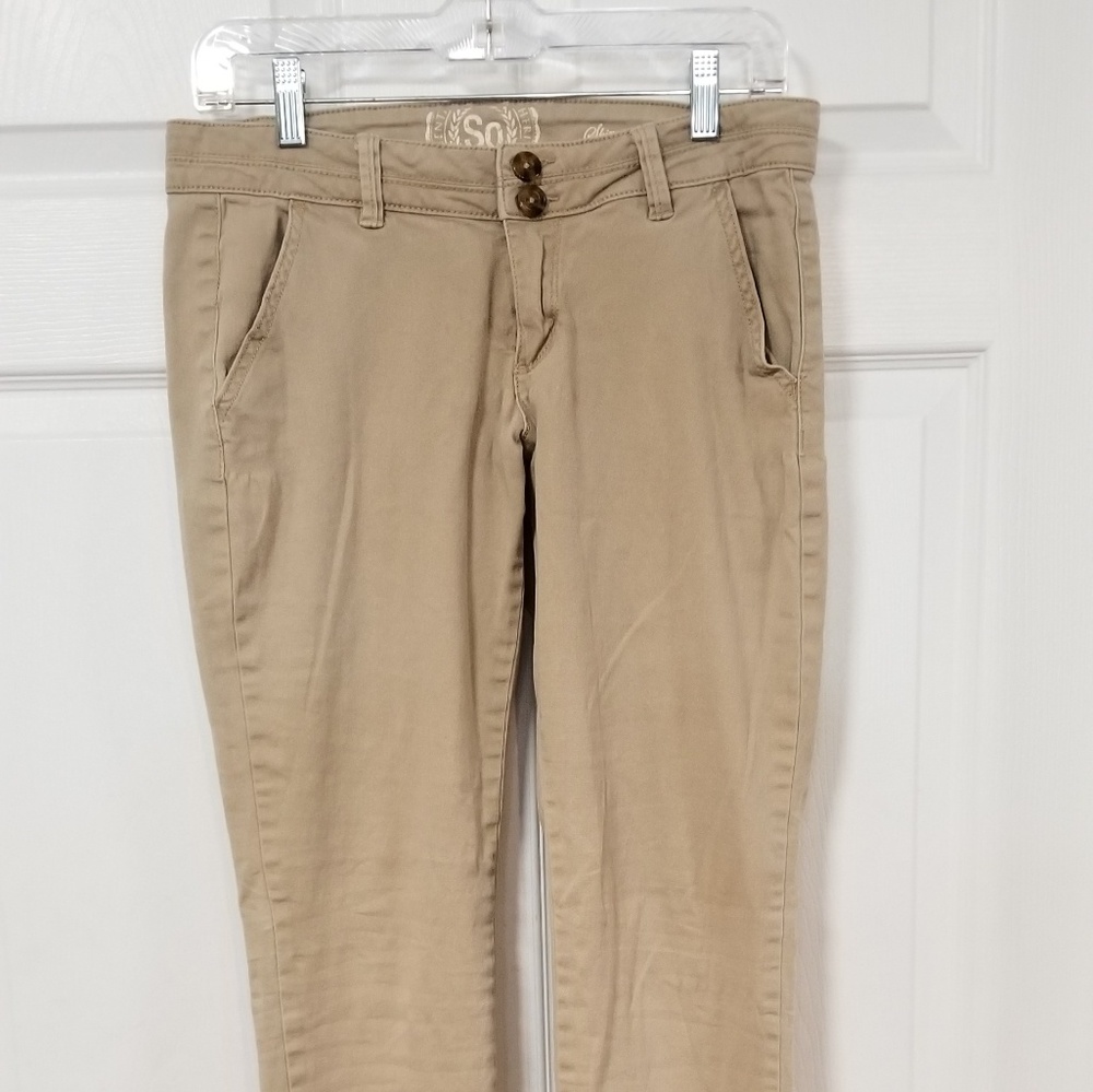 Khaki Skinny Pants